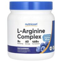 L-аргинин комплекс, голубая малина, 468 г (16,7 унции) — Nutricost