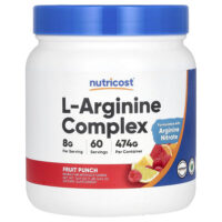 L-аргинин комплекс, фруктовый пунш, 474 г (16,9 унции) — Nutricost