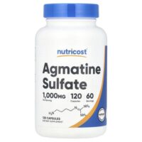 Сульфат агматина, 120 капсул (500 мг на капсулу) — Nutricost