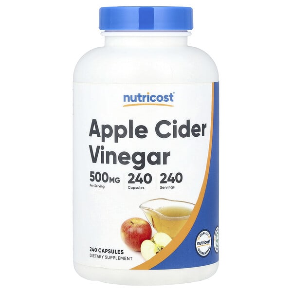 ncs67912_v_8.jpg Яблочный уксус, 500 мг, 240 капсул — Nutricost