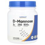 D-манноза, без добавок, 500 г (17,9 унции) — Nutricost