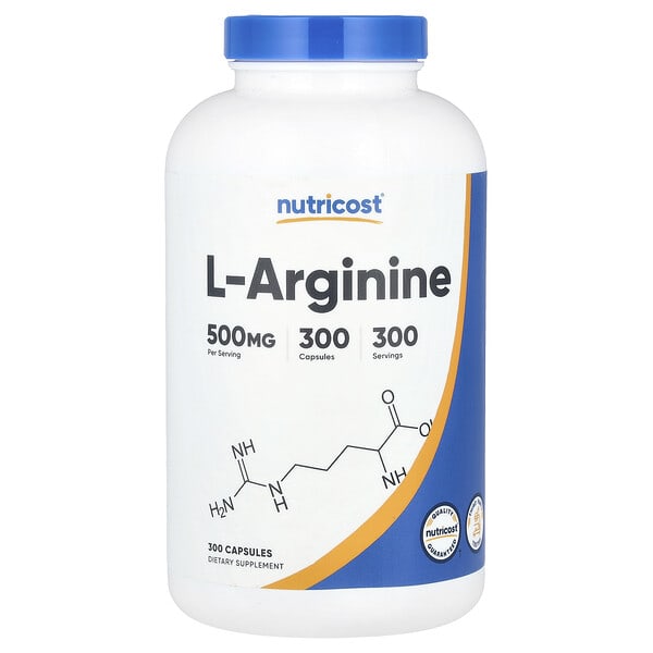 ncs67928_v_8.jpg L-аргинин, 500 мг, 300 капсул — Nutricost