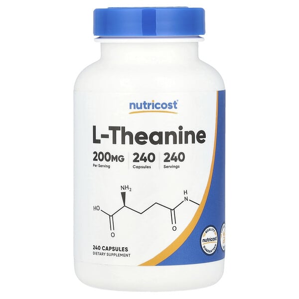 ncs67936_v_24.jpg L-теанин, 200 мг, 240 капсул — Nutricost