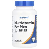 Мультивитамины для мужчин, 120 капсул — Nutricost