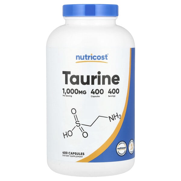 ncs67950_v_8.jpg Таурин, 1000 мг, 400 капсул — Nutricost