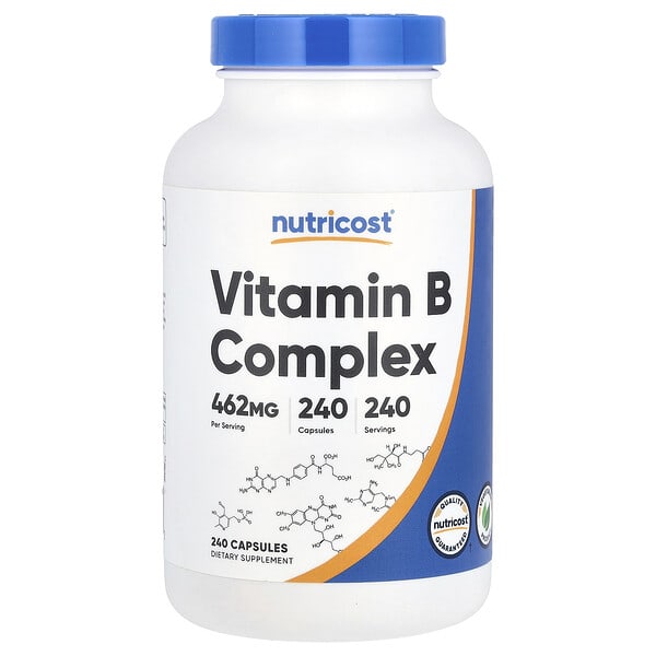 ncs67953_v_8.jpg Комплекс витаминов группы B, 462 мг, 240 капсул — Nutricost