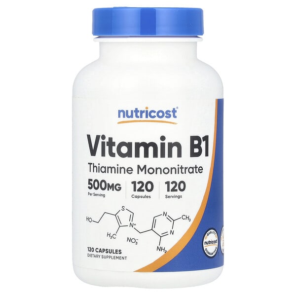 ncs67954_v_8.jpg Витамин B1, 500 мг, 120 капсул — Nutricost