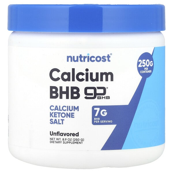 ncs67959_v_8.jpg кальций BHB, goBHB®, без добавок, 250 г (8,9 унции) — Nutricost