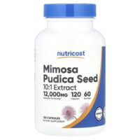 Mimosa pudica Seed, 120 капсул (6000 мг в 1 капсуле) — Nutricost