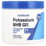 Калий BHB, goBHB®, без добавок, 250 г (8,9 унции) — Nutricost