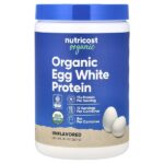 органический яичный протеин, без добавок, 227 г (8,1 унции) — Nutricost
