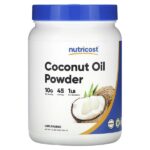 кокосовое масло в порошке, без добавок, 454 г (16 унций) — Nutricost