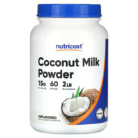 Сухое кокосовое молоко, без добавок, 907 г (2 фунта) — Nutricost