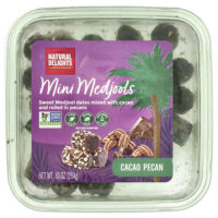 Mini Medjools, какао и пекан, 284 г (10 унций) — Natural Delights