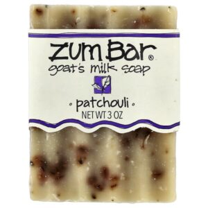 Zum Bar®, кусковое мыло с козьим молоком, пачули, 3 унции — ZUM
