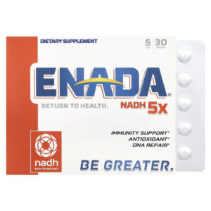 NADH 5x, 5 мг, 30 таблеток — ENADA