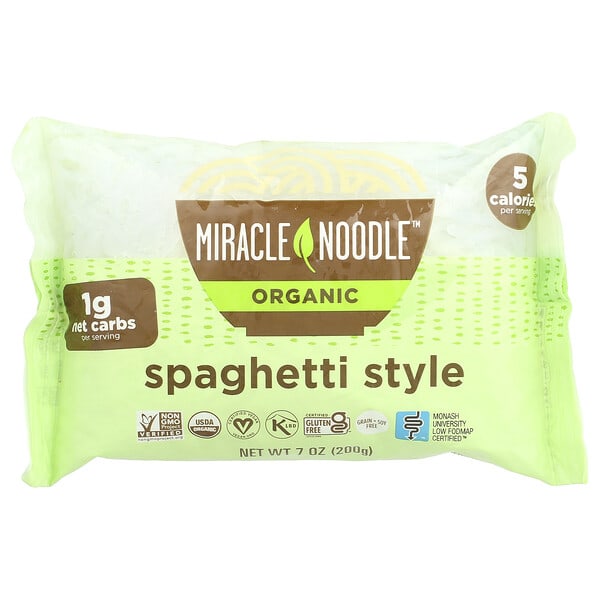 ndl00341_v_20.jpg Органическая лапша в стиле спагетти, 7 унций (200 г) — Miracle Noodle