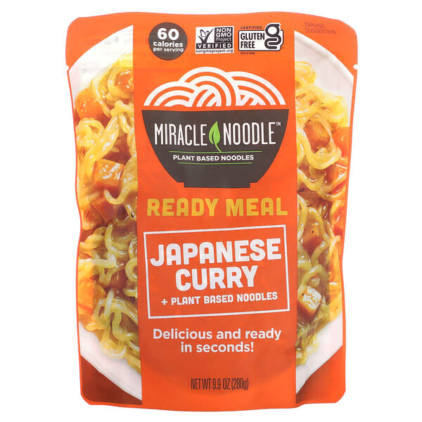 ndl00355_v_5.jpg Ready Meal, японское карри + растительная лапша, 280 г (9,9 унции) — Miracle Noodle