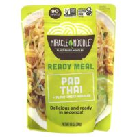 Ready Meal, Пад Тай + лапша на растительной основе, 280 г (9,9 унции) — Miracle Noodle