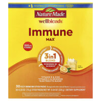 Wellblends™, Immune Max®, со вкусом апельсина, 30 пакетиков по 7,6 г (0,26 унции) — Nature Made