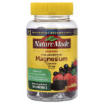 Magnesium Glycinate Gummies, High Absorption, Mixed Berry, 40 Gummies (50 mg per Gummy) — Nature Made