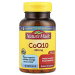 Коэнзим Q10, 200 мг, 80 мягких таблеток — Nature Made