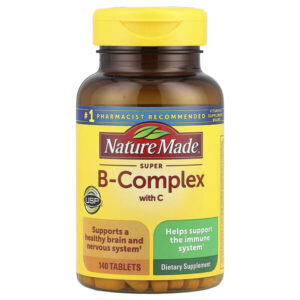 Super B-Complex с витамином C, 140 таблеток — Nature Made
