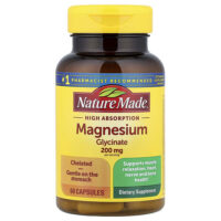Magnesium Glycinate, 60 Capsules (100 mg per Capsule) — Nature Made