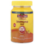 Wellblends™, жевательные таблетки ImmuneMax®, со вкусом мандарина, 42 жевательные таблетки — Nature Made