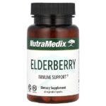 Elderberry, поддержка иммунитета, 500 мг, 60 растительных капсул — NutraMedix