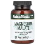 малат магния, 120 растительных капсул (100 мг в 1 капсуле) — NutraMedix