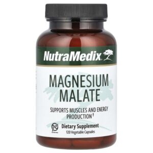 малат магния, 120 растительных капсул (100 мг в 1 капсуле) — NutraMedix
