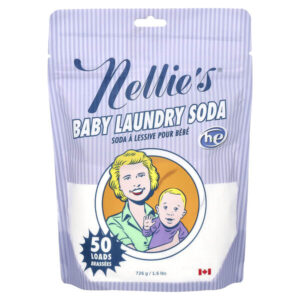 сода для стирки детских вещей, 50 загрузок, 726 г (1,6 фунта) — Nellie's