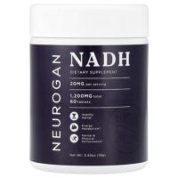 NADH, 20 мг, 60 таблеток, 18 г (0,63 унции) — Neurogan Health