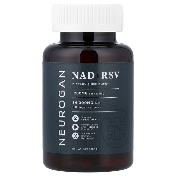 neg55218_v_8.jpg NAD и RSV, 90 веганских капсул, 54 г (1,9 унции) — Neurogan Health