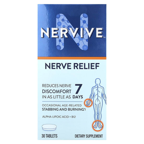 ner49580_v_44.jpg Nervive, Nerve Relief, 30 таблеток