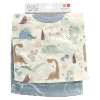 детские нагрудники, от 6 месяцев, динозавры, 2 шт. — Neat Solutions
