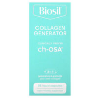 Collagen Generator, средство для стимулирования производства коллагена, 30 капсул с жидкостью — Biosil