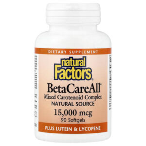 BetaCareAll®, 15 000 мкг, 90 капсул — Natural Factors