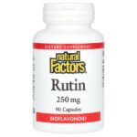 рутин, 250 мг, 90 капсул — Natural Factors