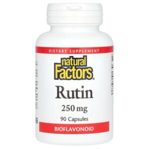 рутин, 250 мг, 90 капсул — Natural Factors