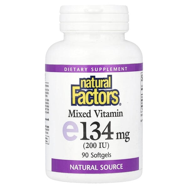 nfs01400_v_64.jpg смешанный витамин E, 134 мг (200 МЕ), 90 капсул — Natural Factors