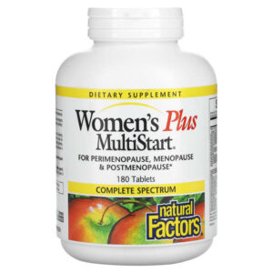 Women Plus MultiStart, мультивитамины для женщин, 180 таблеток — Natural Factors