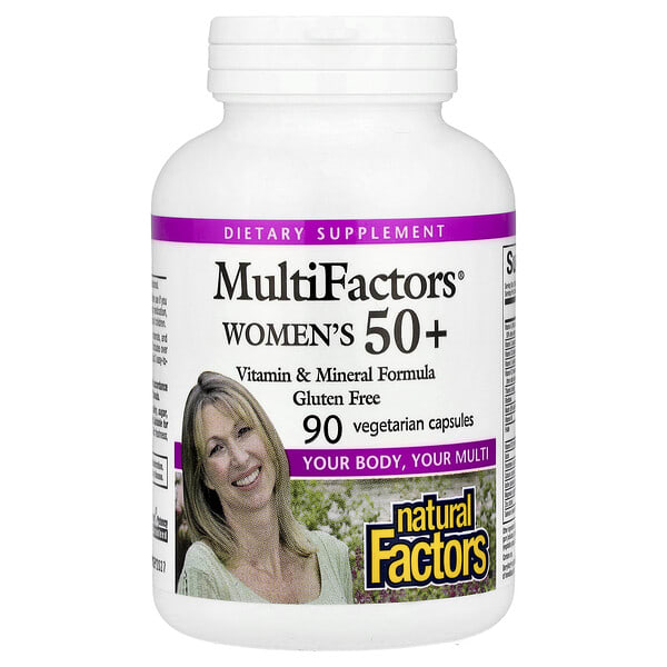 nfs01587_v_44.jpg MultiFactors® для женщин старше 50 лет, 90 вегетарианских капсул — Natural Factors