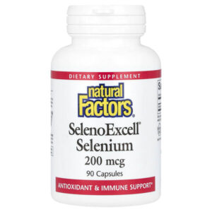SelenoExcell, селен, 200 мкг, 90 капсул — Natural Factors
