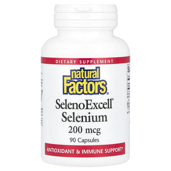 nfs01675_v_41.jpg SelenoExcell, селен, 200 мкг, 90 капсул — Natural Factors