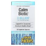 Calm Biotic™, 3 млрд, 30 вегетарианских капсул — Natural Factors