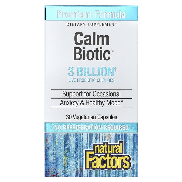nfs01860_v_64.jpg Calm Biotic™, 3 млрд, 30 вегетарианских капсул — Natural Factors