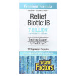 ReliefBiotic™ IB, 7 млрд, 30 вегетарианских капсул — Natural Factors