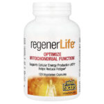 RegenerLife®, добавка для оптимизации функции митохондрий, 120 вегетарианских капсул — Natural Factors